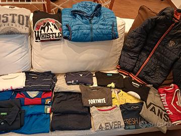 Lotto abbigliamento bimbo 11-13 anni