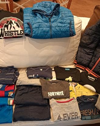 Lotto abbigliamento bimbo 11-13 anni