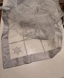 sovratovaglia argento  Natale