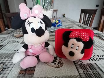 lotto borsetta e peluche Minnie Disney