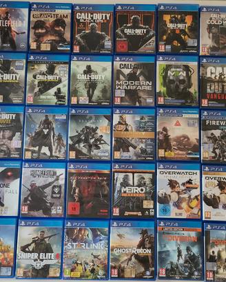 collezione giochi guerra ps4 sparatutto ps4 ITA