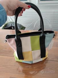 Borsa patchwork in ecopelle nuova!