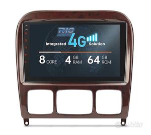 RADIO GPS ANDROID 10 PER MERCEDES CLASSE S W220 98