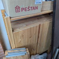 Scaffale Ikea IVAR - 2 ante 4 ripiani