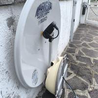 PARABOLA + DECODER E PICCOLA TV