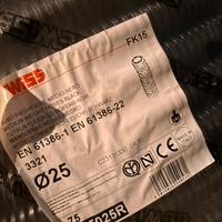 Gewiss tubo pieghevole medio nero 75 m