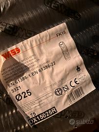 Gewiss tubo pieghevole medio nero 75 m