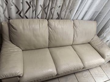 Divani in pelle Divani&Divani  (3P+2P) - Civitanov