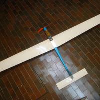 Grande aereo aliante vintage