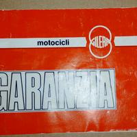 Manuale garanzia Gilera moto 125