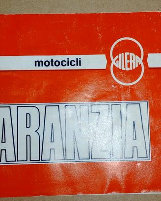 Manuale garanzia Gilera moto 125