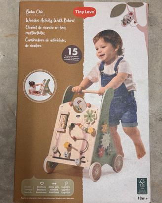 Tiny Love Walk Behind Carrello Primi Passi in Legn