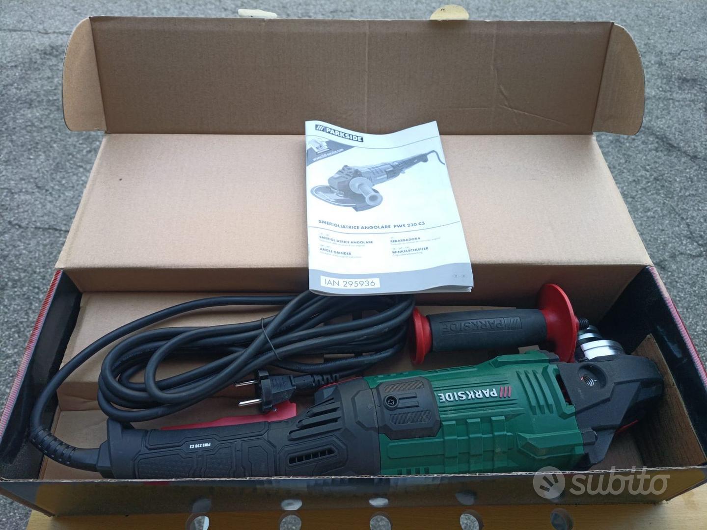 Smerigliatrice Parkside 2000W + 25 dischi 230mm - Giardino e Fai da te