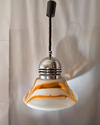 Lampadario a Sospensione in Vetro di Murano Design