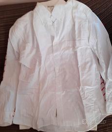 Camicia RIFLE bianca mis. L 41/42 manica lunga Us.