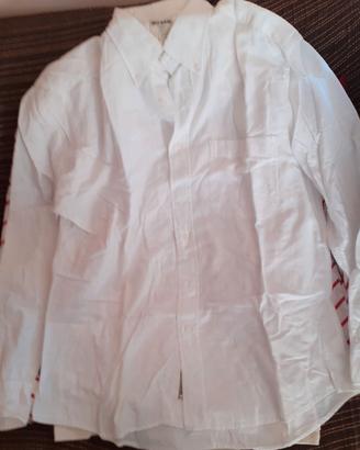 Camicia RIFLE bianca mis. L 41/42 manica lunga Us.
