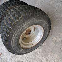 coppia pneumatici per tagliaerba