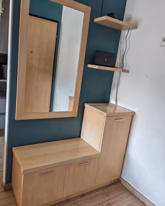 Set Mobile Ingresso Moderno in LEGNO MASSELLO 