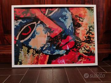 4 Stampe colorate con cornice – 50x70 cm