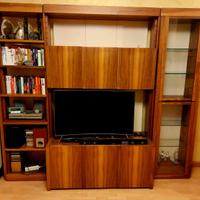 Parete TV in ciliegio