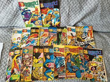 lotto 18 fumetti fantastici quattro corno  201-244