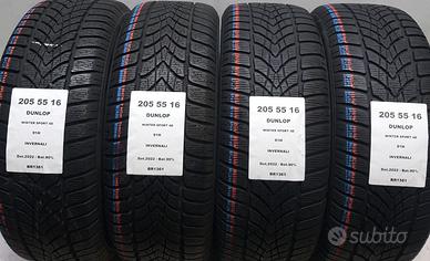 4 GOMME 205 55 16 DUNLOP BR1361