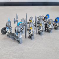 10 Minifigure LEGO castle - castello Horse Knight