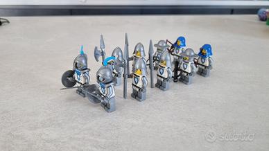 10 Minifigure LEGO castle - castello Horse Knight