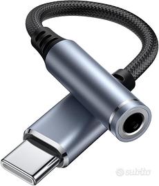 Adattatore USB C a Jack 3.5mm Amzpas