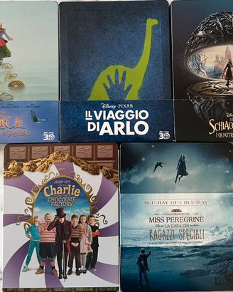 Bluray Disney in steelbook la fabbrica di cioccola