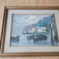 Quadro barche pittore Maietta
