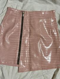 Gonna in pelle Bershka