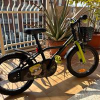 Bici Btwin 500 dark Hero 16 pollici bambini 4 a 6