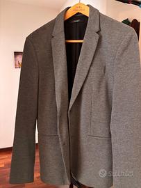 Blazer uomo grigio elegante invernale
