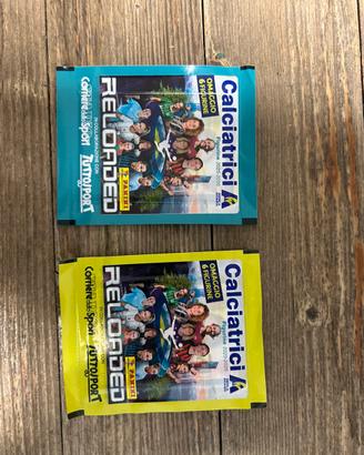 Bustine Reloaded calciatrici Panini figurine
