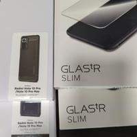 Cover e vetro spigen Xiaomi redmi note 10 e 10pro