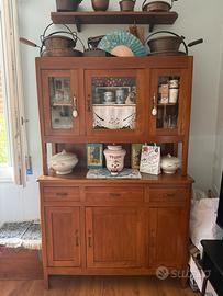 Vetrina / Credenza rustica in legno massello