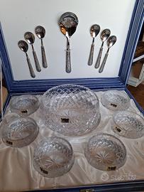 servizio macedonia/gelato cristallo Bleikristall