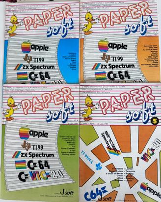 RIVISTA PAPER SOFT  – Numeri originali 1984/85