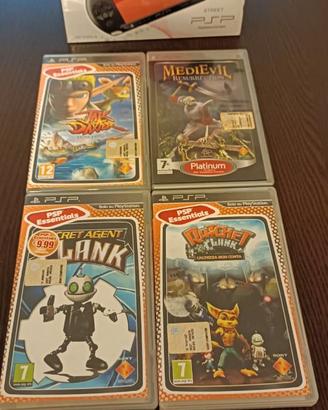 PSP Street E1004 BOX Completa + 4 Giochi Classici