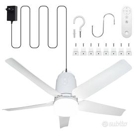 Ventilatore Soffitto Esterno  Luce Telecomando