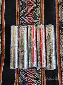 5 blister carboncini grandi per incensi o narghilè