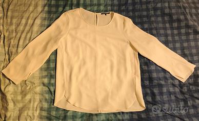 Maglietta blusa elegante bianca Luisa Cerano