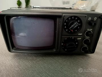 televisore portatile vintage 