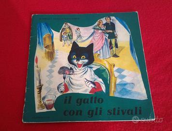 Libro "Il gatto con gli stivali" anni 60