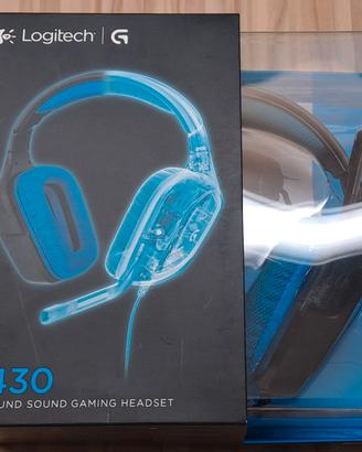 2 Cuffie Gaming con Microfono Logitech G430 e G231