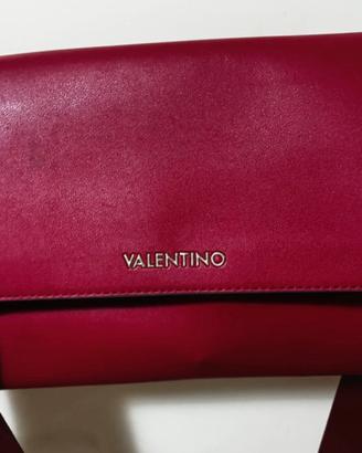 Borsa Valentino, fucsia scuro, nuova+tracolla