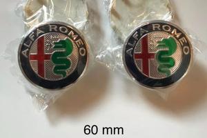 4x pz Kit Tappi Coprimozzo ALFA ROMEO 60mm