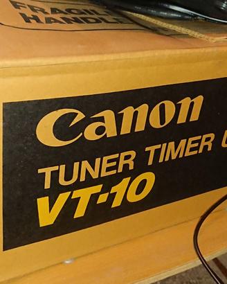 Canon Tuner Timer Unit VT 10 Sintonizzatore vintag