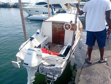 pilotina 5 mt - motore 40 cv nuovo  - posto barca